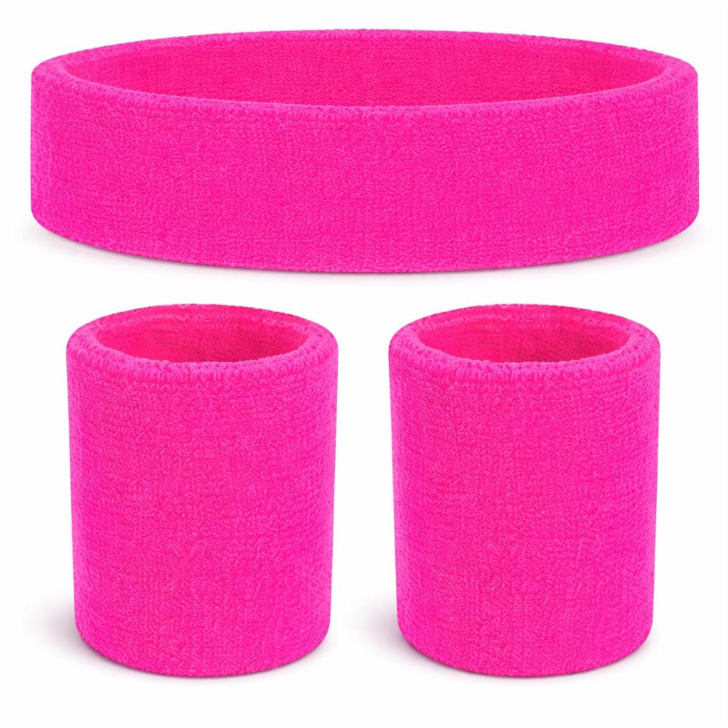 Accessorio Costumi mullet Stile retrò neon – Set di 3 fasce Immagine del prodotto 