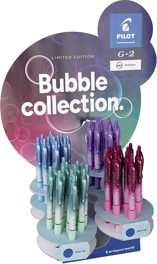 Stock 48 Pilot G-2 Bubble Gel 0.7 | Penne Roller Scatto Multicolore