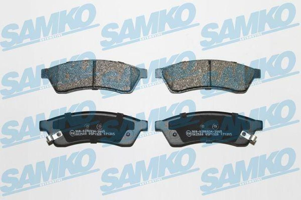 SAMKO Bremsbeläge Satz Hinten Bremsklötze für CHEVROLET Epica KL1 5SP1320