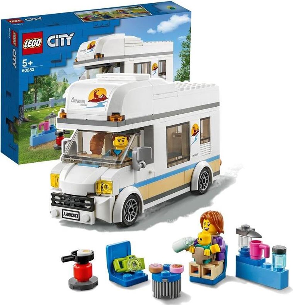 LEGO 60283 City: Sterke Voertuigen - Vakantie-camper met Productafbeelding 