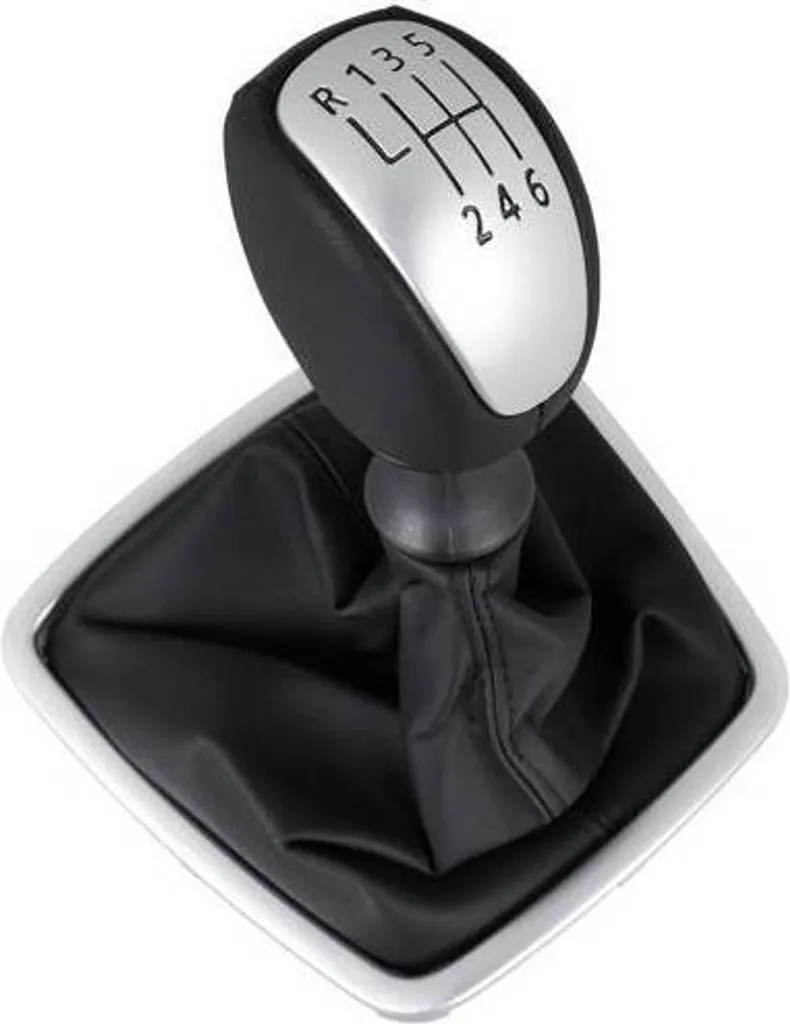 Pommeau levier de vitesse Renault Laguna III finition argent 6 vitesses