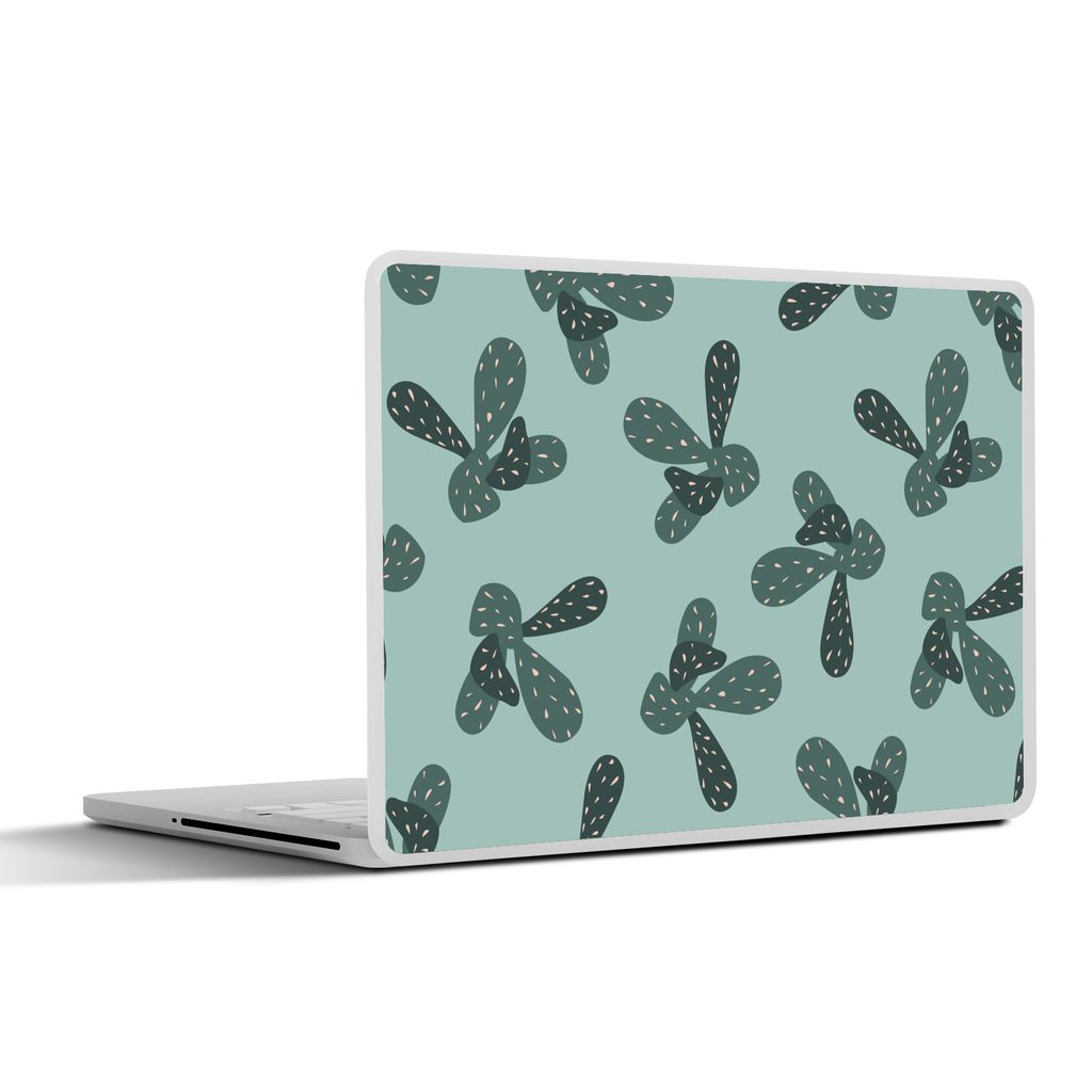 MuchoWow Laptop Aufkleber Sticker Cover Sommer - Kakteen - Pastell 36.5x27.5 cm - Laptop-Sticker