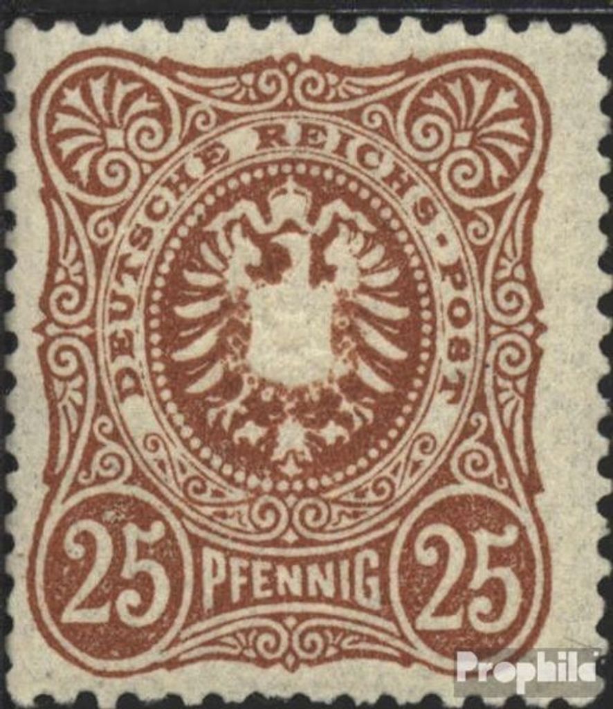 Briefmarken Deutsches Reich 1880 Mi 43c gestempelt Krone/Adler