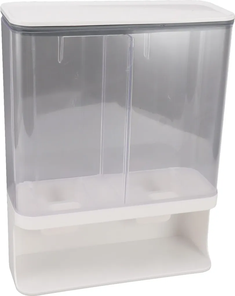 Distributeur de riz mural 3L type presse - Boîte à grains étanche - 6