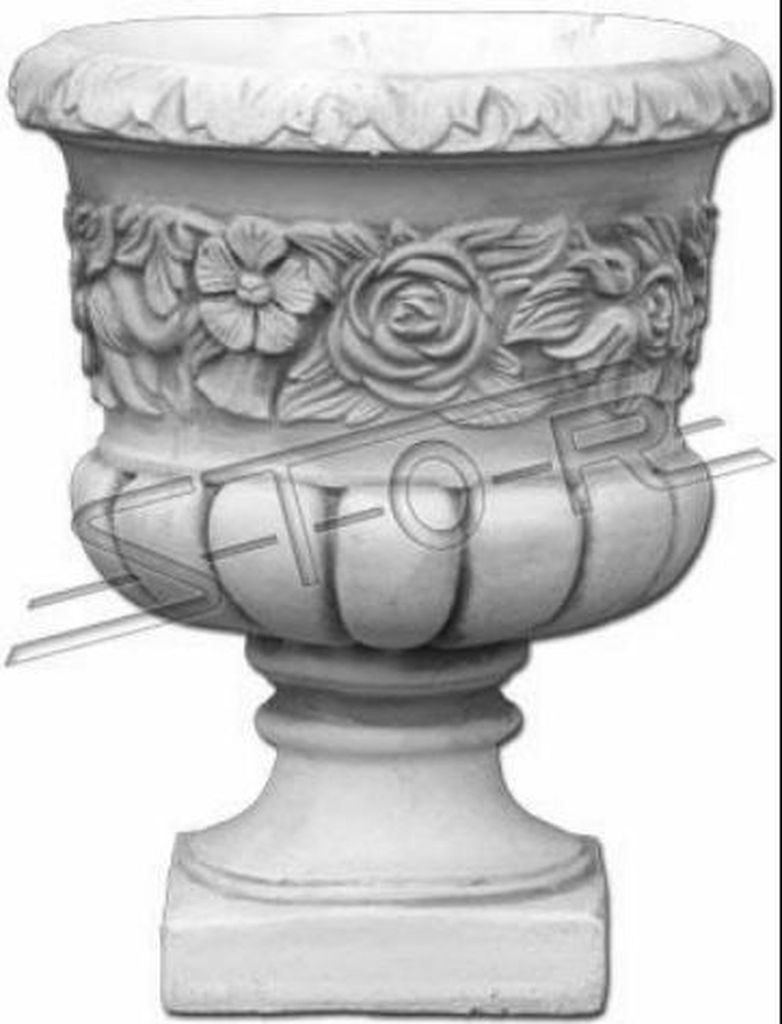 Design Blumentopf Top Planz Kübel Gefäß Töpfe Figur Gesicht Skulptur S104015