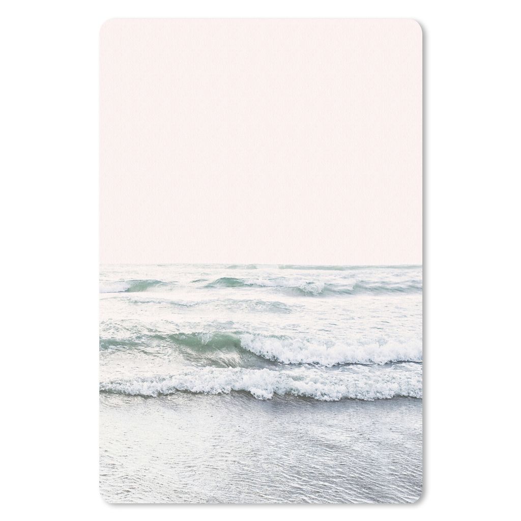 MuchoWow Mauspad Mousepad Meer - Wellen - Natur - Wasser 40x60 cm - Mousepads - Maus Mat - Pad - Mausunterlage - Schreibtisch Accesoire