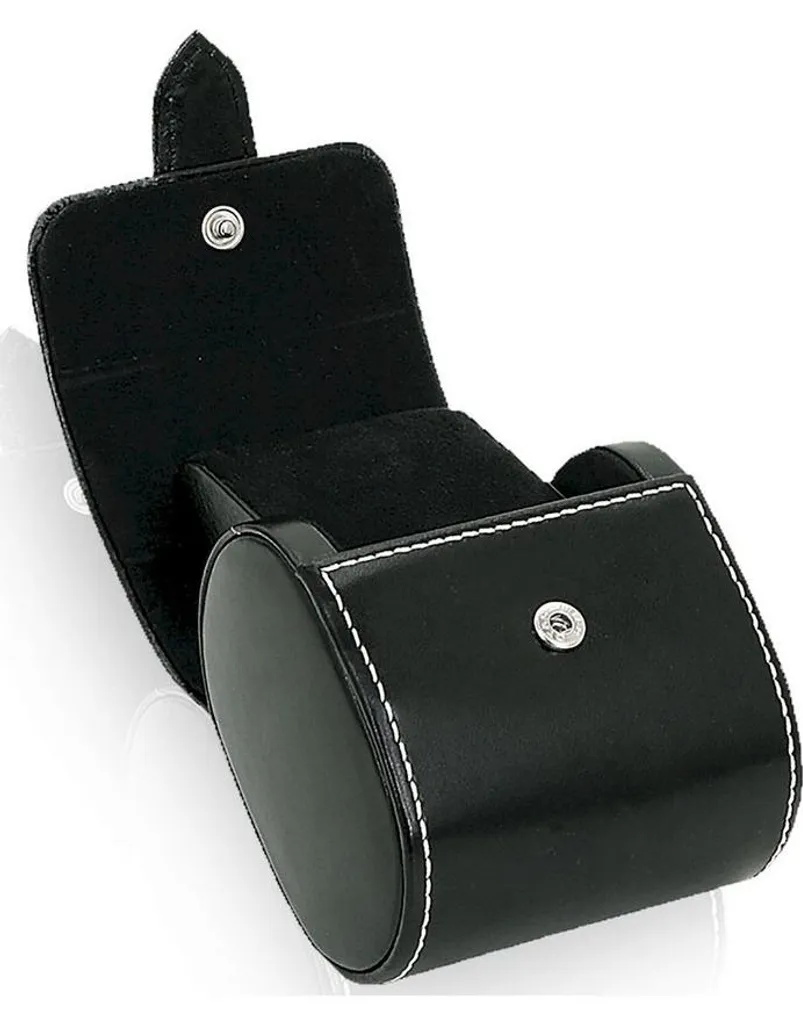 Étui de Rangement pour Montre Designhütte Solid 1 Noir - Boîtier de Voyage