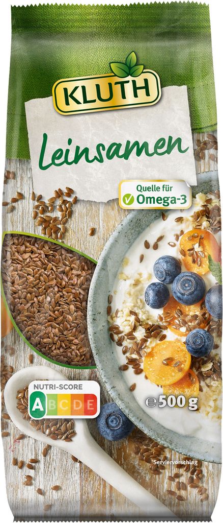 Kluth semi di lino marroni ricchi di omega 3  500g Immagine del prodotto 