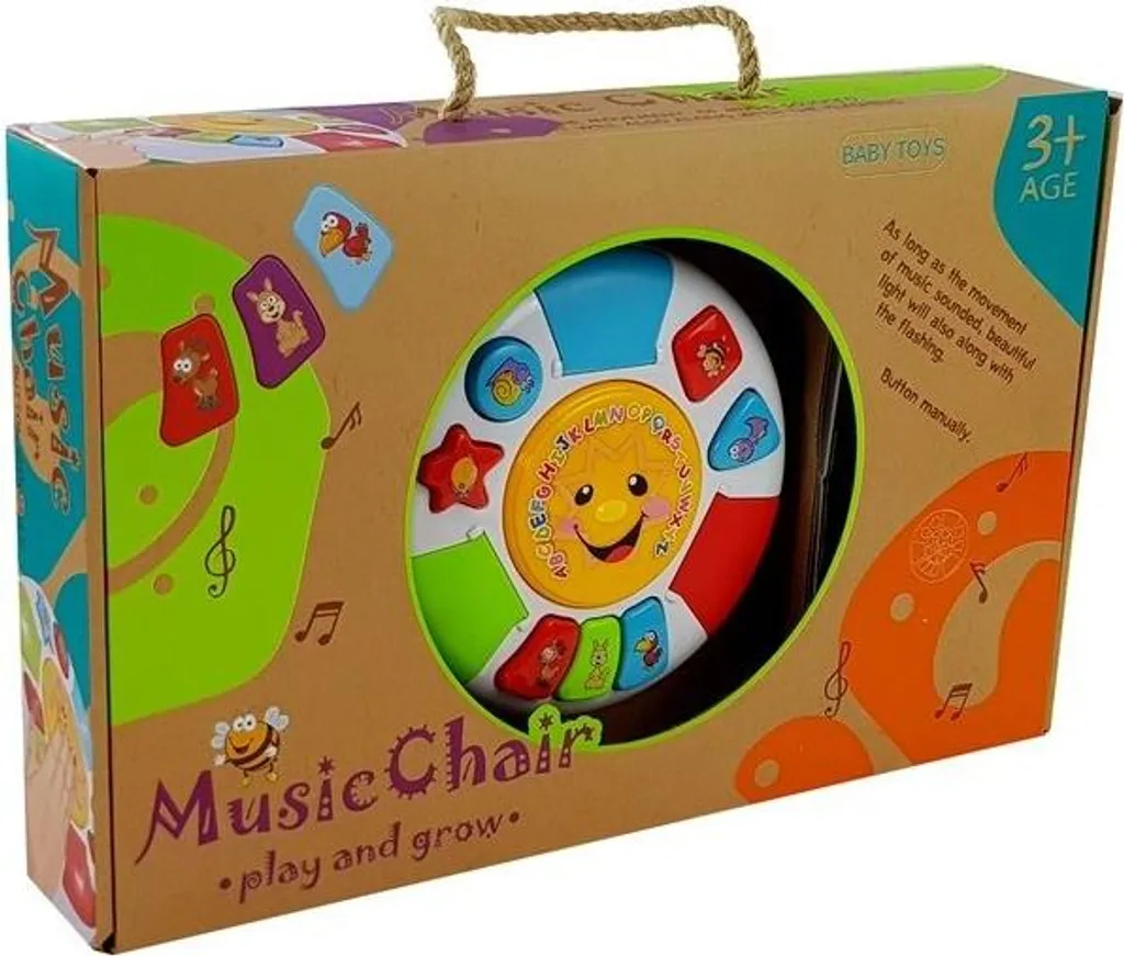 Table d'éveil bébé interactive avec sons variés et touches multicolores - 7