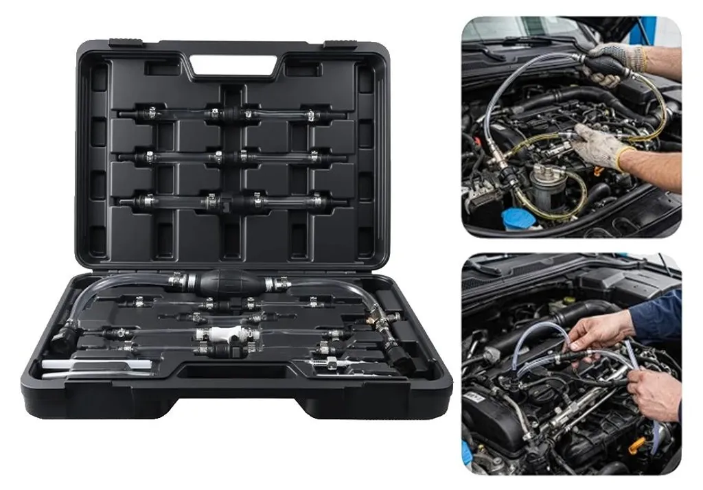 Outil démontage filtre diesel et purge d'air pour entretien moteur