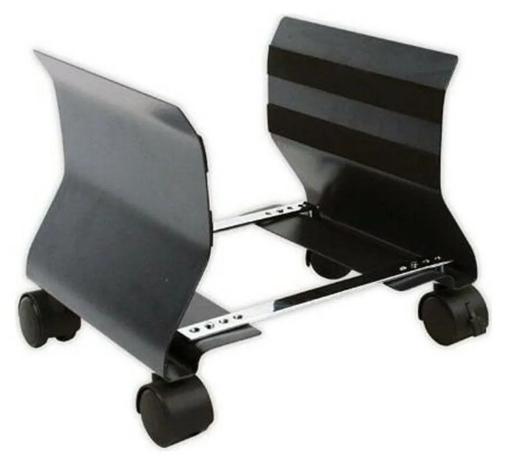Support PC à roulettes en acier graphite Fellowes pour tour bureau