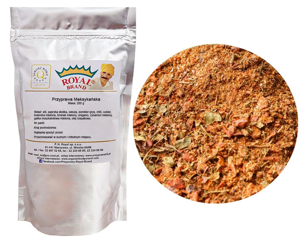 Mexikanisches Gewürz für Fajitas, Tortillas, Burritos 200G Kräutermischung