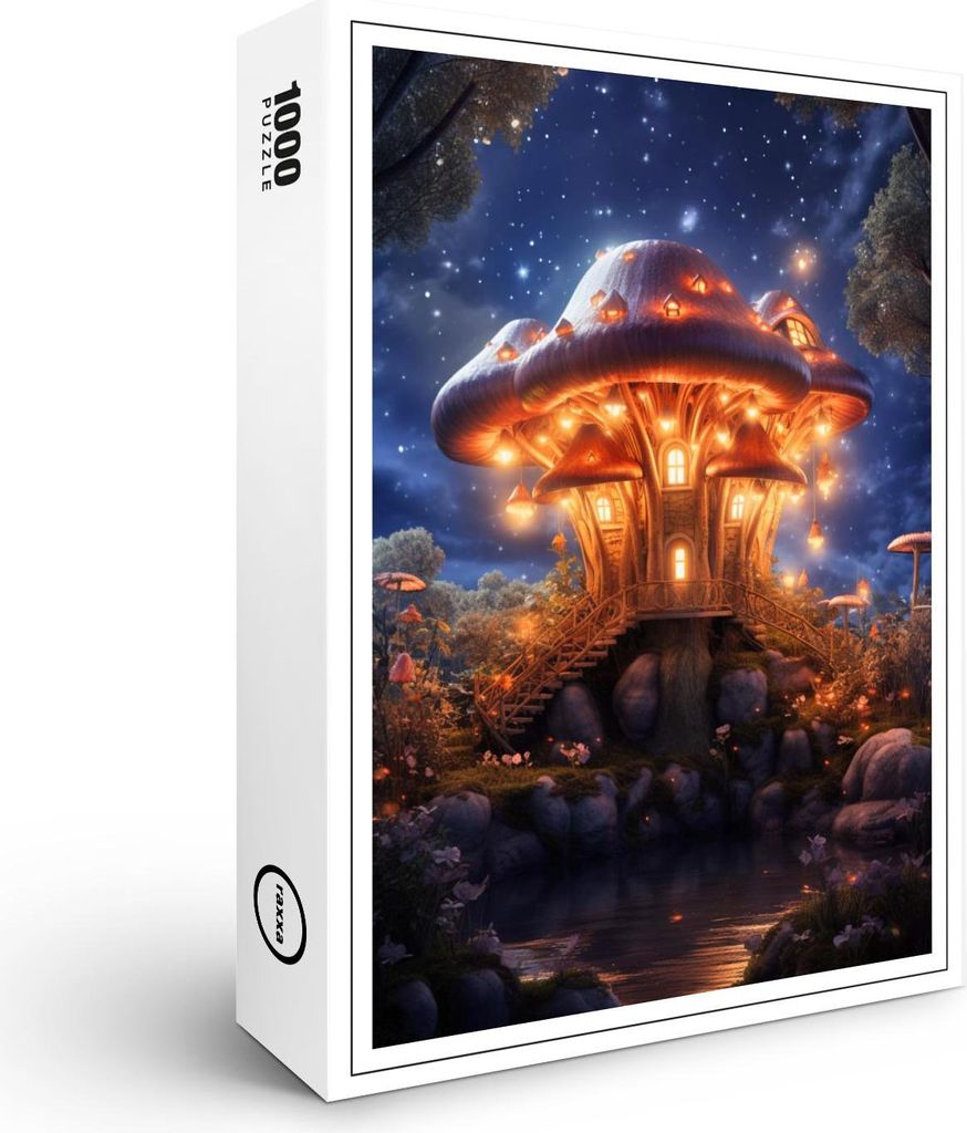raxxa Premium-Puzzle "Ein Lichtschein führt dich ins Innere", 1000 Teile