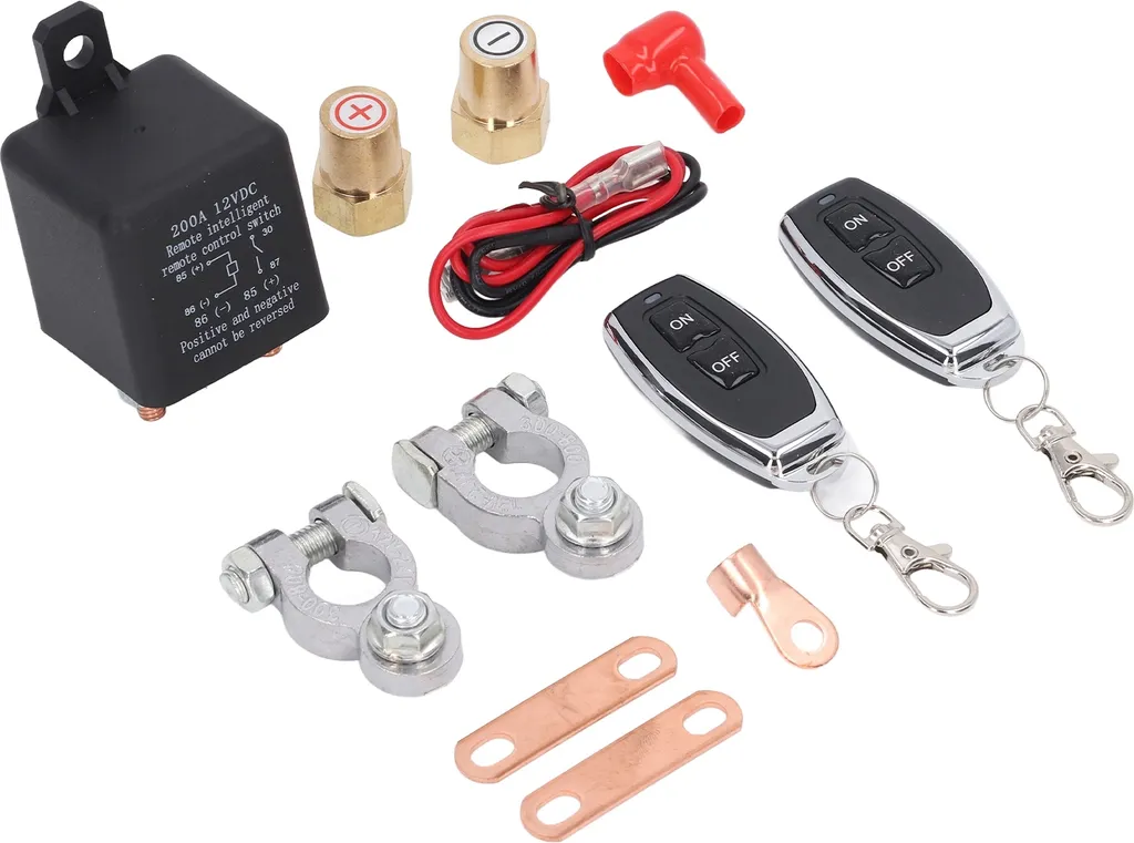 Interrupteur de coupure d'alimentation batterie avec commande à distance