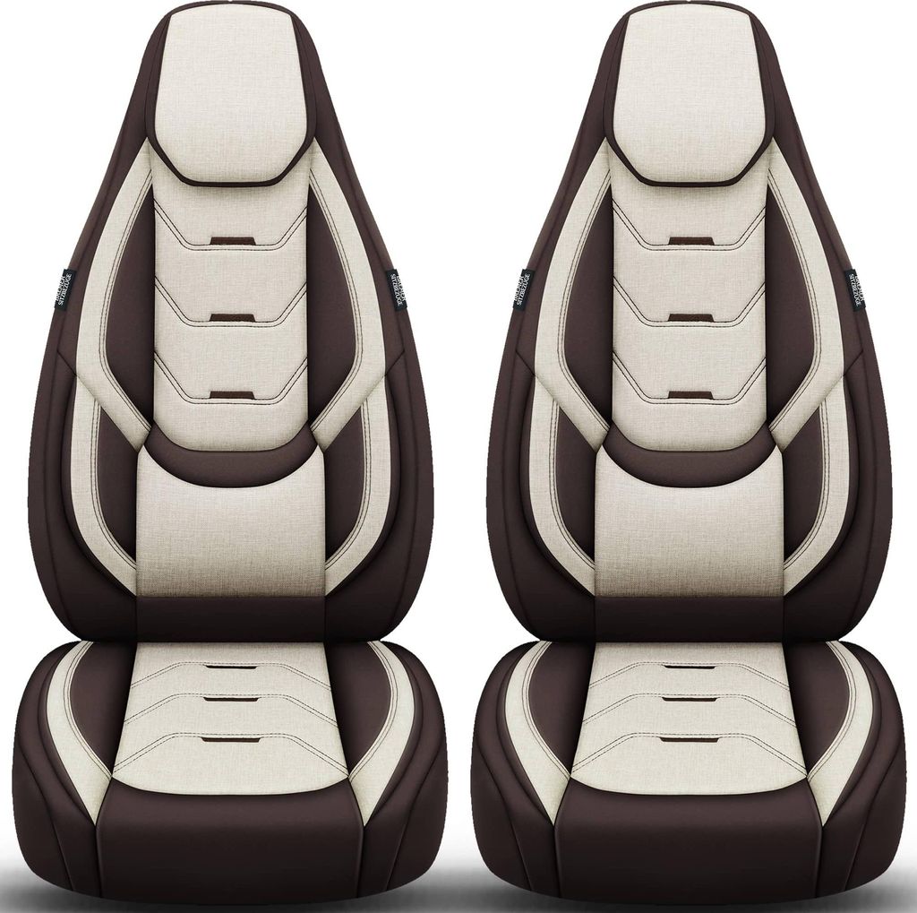 Schonbezüge Sitzbezüge für Kia e-Soul 1 Bj 2008-14 in Braun/Beige H10