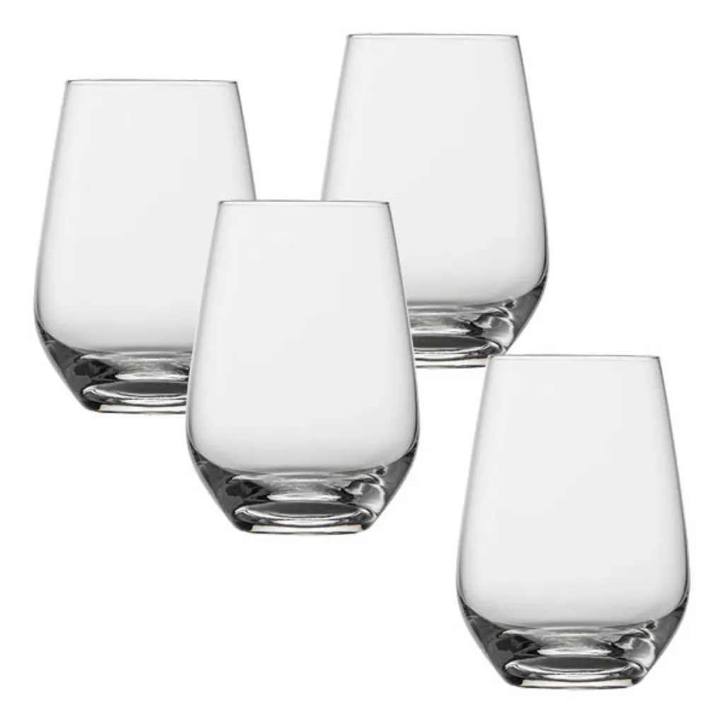 Verre à eau Voice V&B incassable et brillant - Pack de 4 pour la table