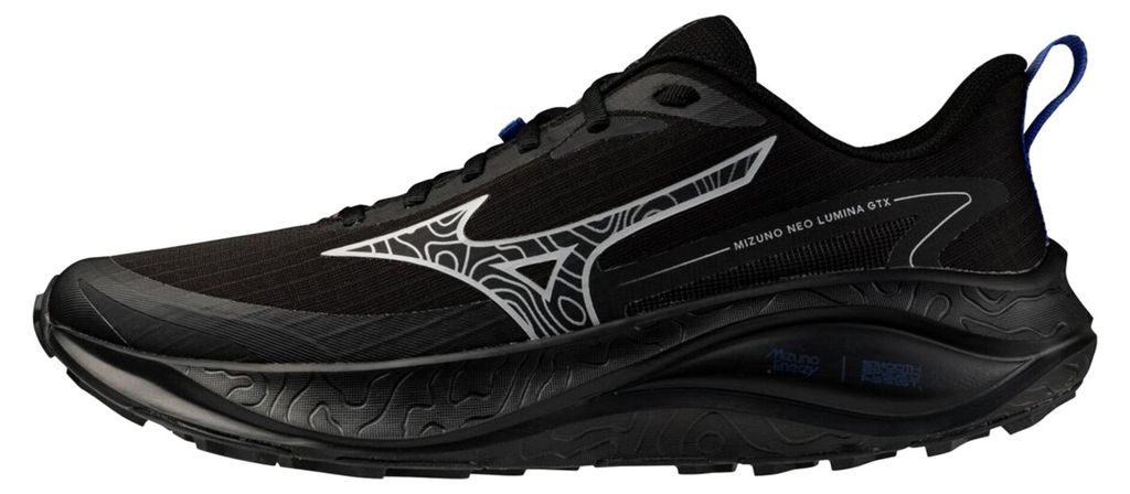 Mizuno Herren Tennisschuhe Neo Lumina J1GJ265902 Schwarz Grau, Schuhgröße:46 EU