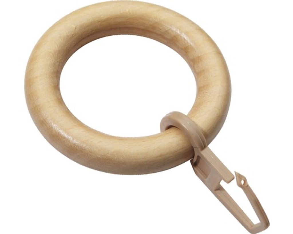 Gardinenring für Lugano natur Ø 28 mm 10 Stk. Produktbild 