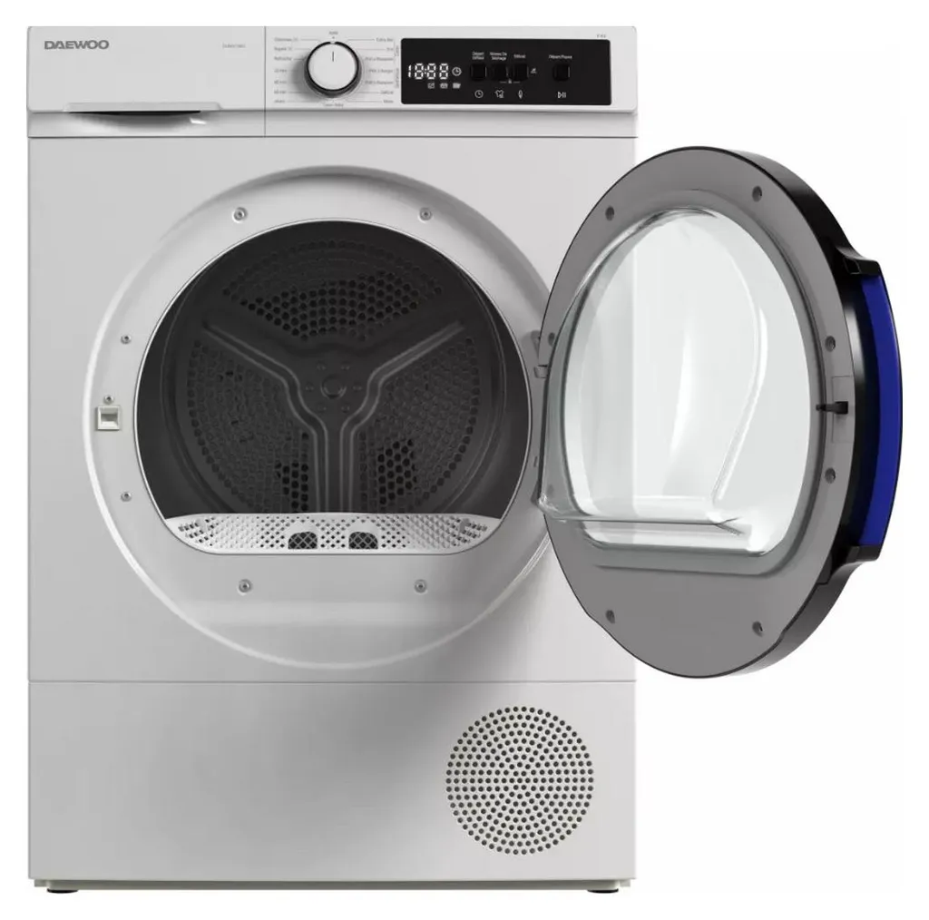 Sèche-linge pompe à chaleur Daewoo TD-B9GP1WE0 blanc de 9kg et 60cm
