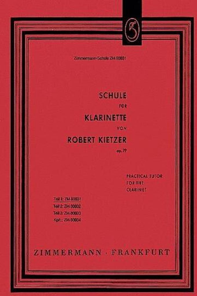 Schule für Klarinette 1