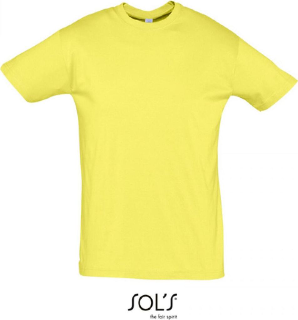 SOLs 11380 | Regent 150 Herren T-Shirt - Farbe: Pale Yellow - Größe: M