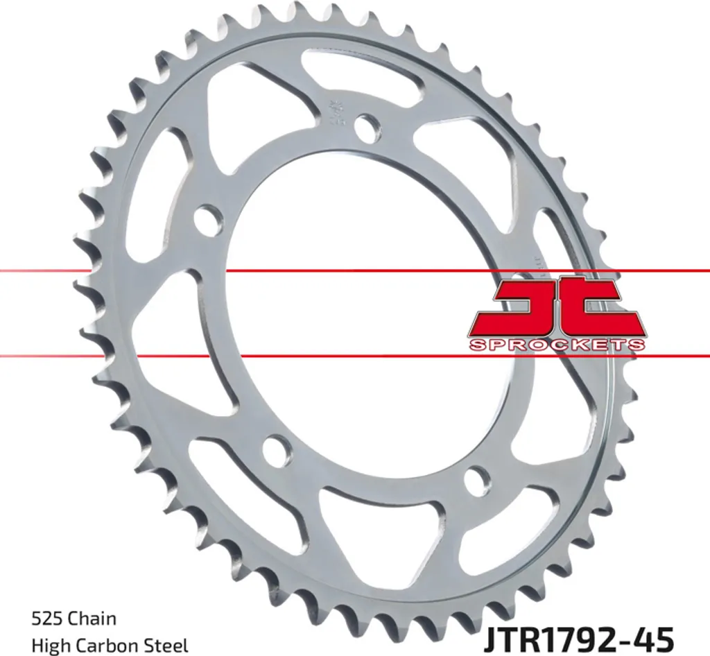 Couronne 45 dents pas 525 SI en acier haute résistance pour transmission