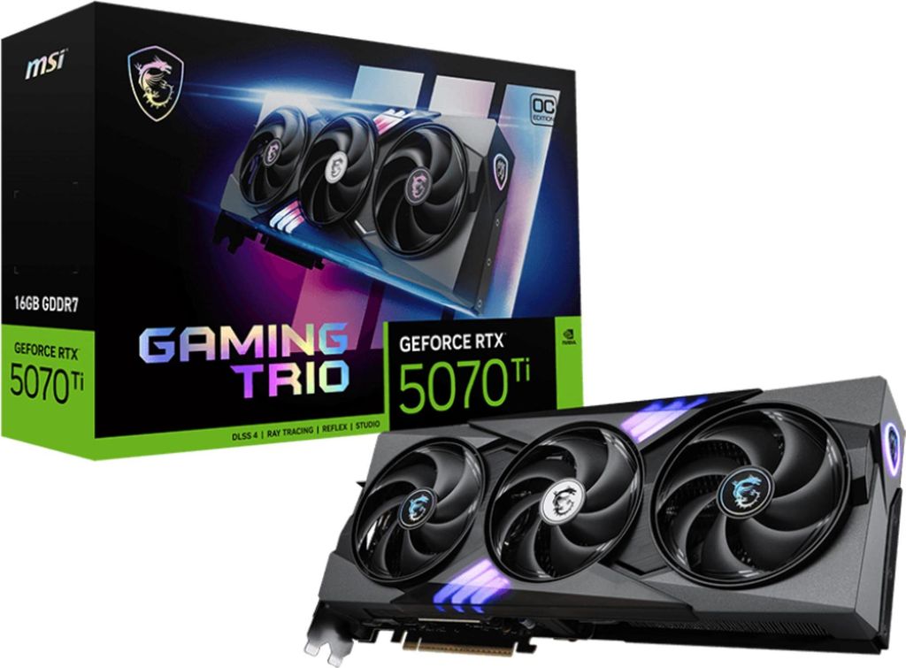 MSI RTX5070 TI Gaming Trio OC 16GB GDDR HDMI 3xDP