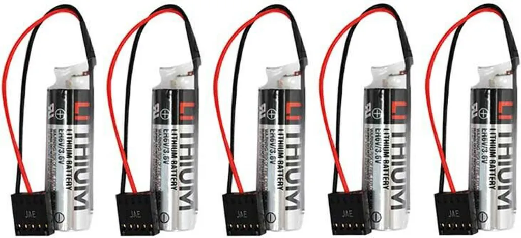 Pile pour Automate Yaskawa Toshiba ER3V 3.6V JZSP-BA01 Pack 5 Sauvegarde