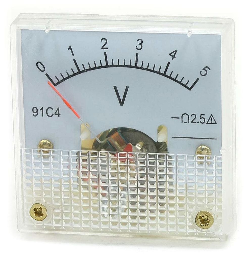 91?C4?Klasse 2,5?Genauigkeit DC 0šC5?V Spannung Volt Panel Meter de