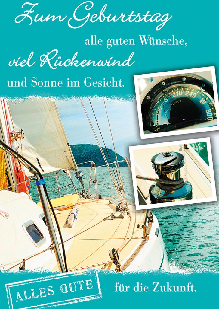 Perleberg7510085 Glückwunschkarte im Format 116 x 166 cm SpruchAnlas