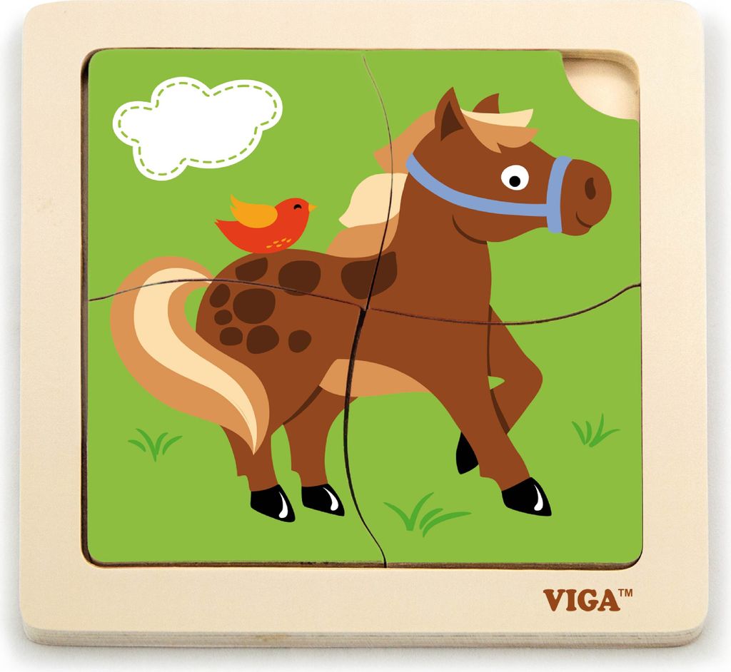 Viga 51312 Puzzle na podium - Konik Zdjęcie produktu 