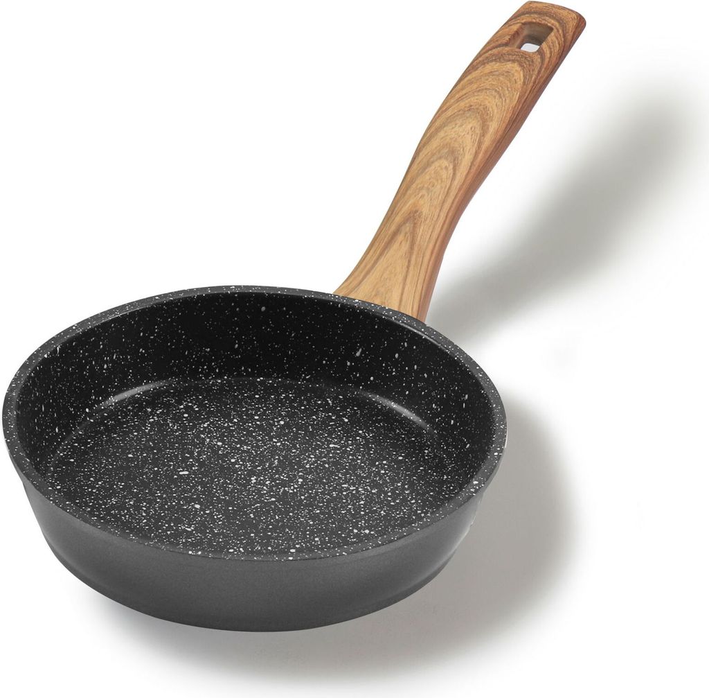 STONELINE® Bratpfanne 14 cm | ohne Deckel - Holzoptik Produktbild 