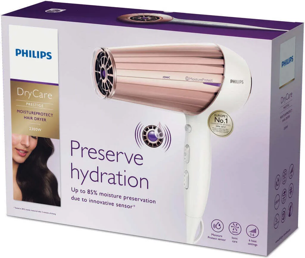 Sèche-Cheveux Philips HP8280/00 Idéal pour Brushing Lisse et Cheveux Hydratés - 3