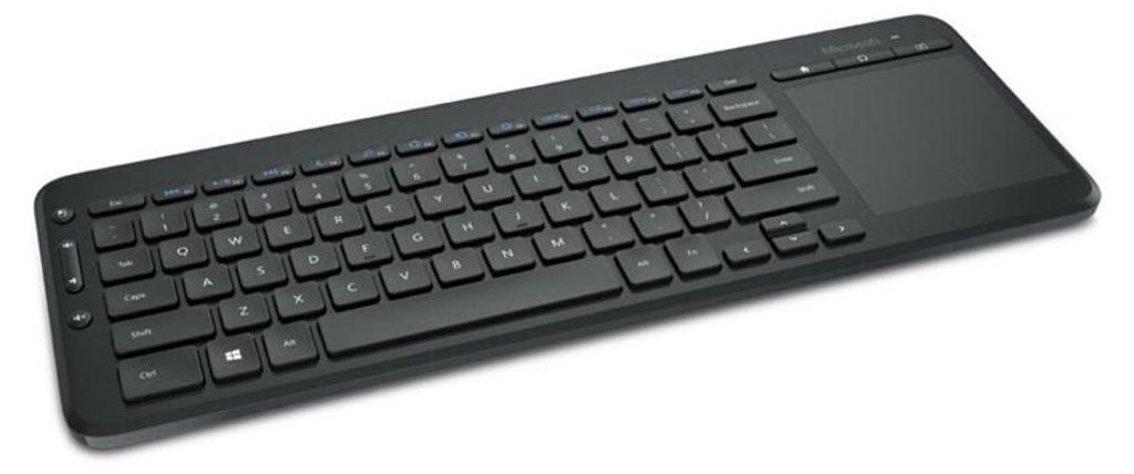 Microsoft All-in-One Media Tastatur mit Touchpad Produktbild 