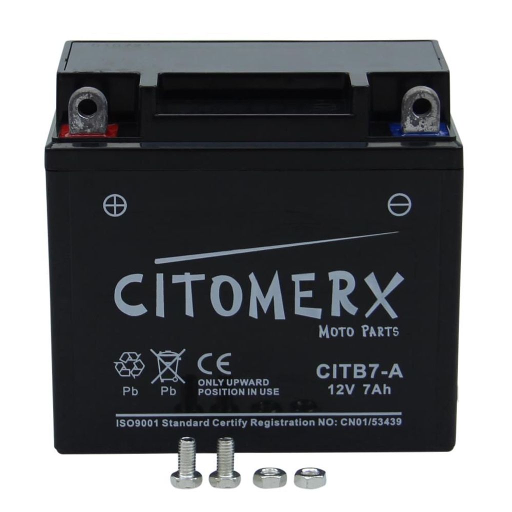 Gel-Batterie CIT YB7-A, 12 V 7 Ah, Pluspol links, DIN 50813 Produktbild 
