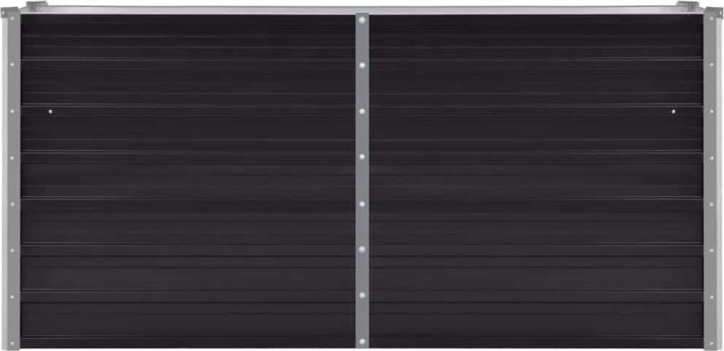 vidaXL Záhradný zvýšený záhon antracit 160 x 40 x 77 cm Obrázok produktu 5