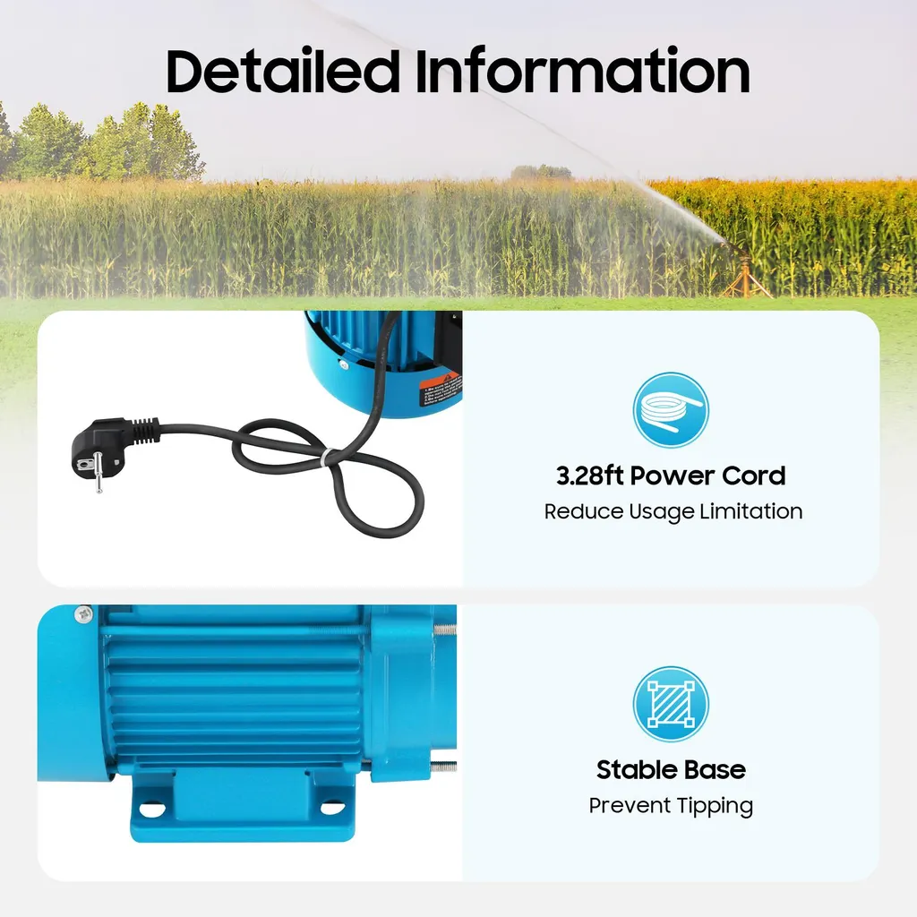 Pompe centrifuge IP44 : finis les problèmes de pression d'eau basse - 3