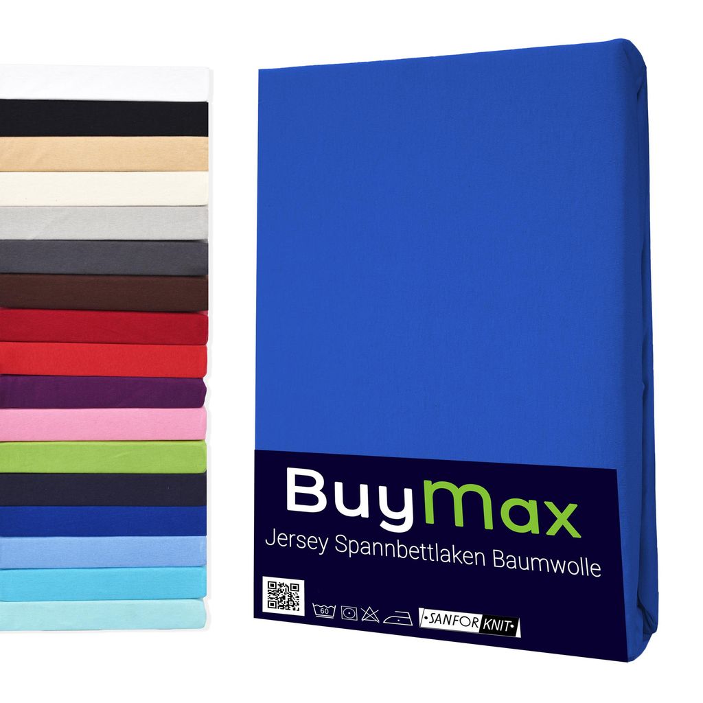 Buymax Spannbettlaken 60x120cm Baumwolle 100% Kinderbett Produktbild 