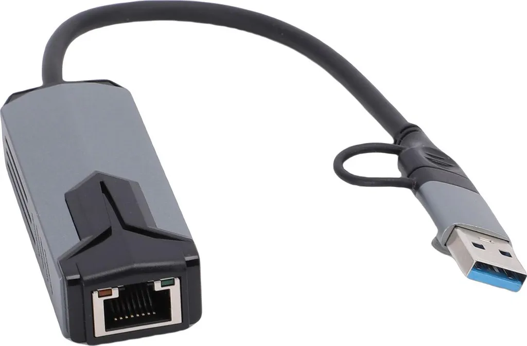 Adattatore Ethernet USB 3.0 5G | Design in Alluminio 5000 Mbit/s LAN