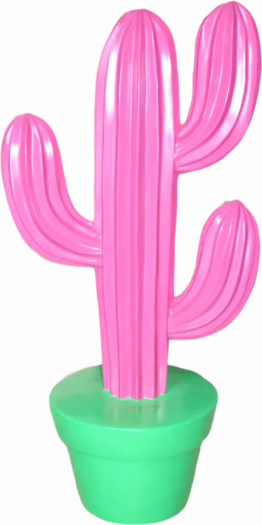 Cactus Artificiel 90cm en GFK Haute Qualité - Statue Déco Extérieur