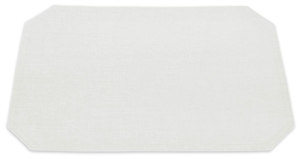 Tischset Platzset weiß 35x50 cm Untersetzer wasserabweisend Produktbild 