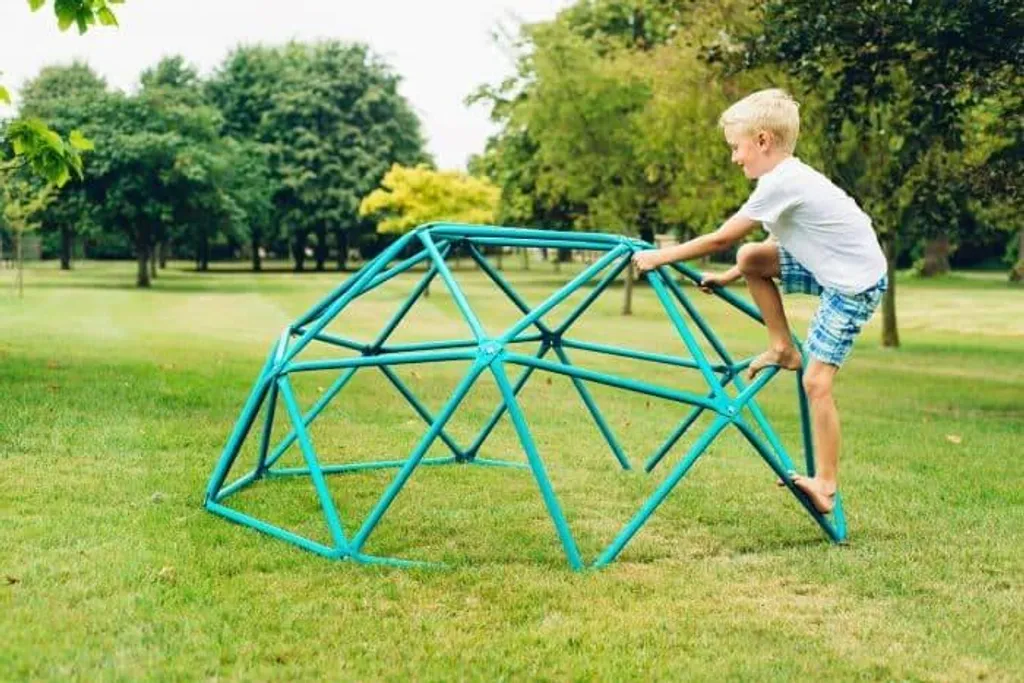 Petit dôme à grimper pour enfants - Structure de jeu de jardin robuste - 3