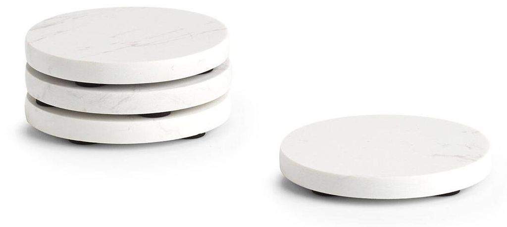 Zeller Present Glasuntersetzter-Set 'Marmor' 4-teilig Produktbild 
