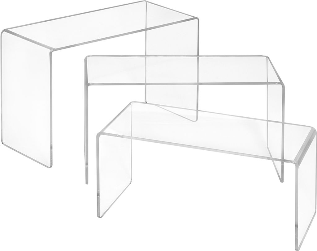 3er Set Dekobrücke aus Acrylglas groß - Zeigis® / Produktbild 