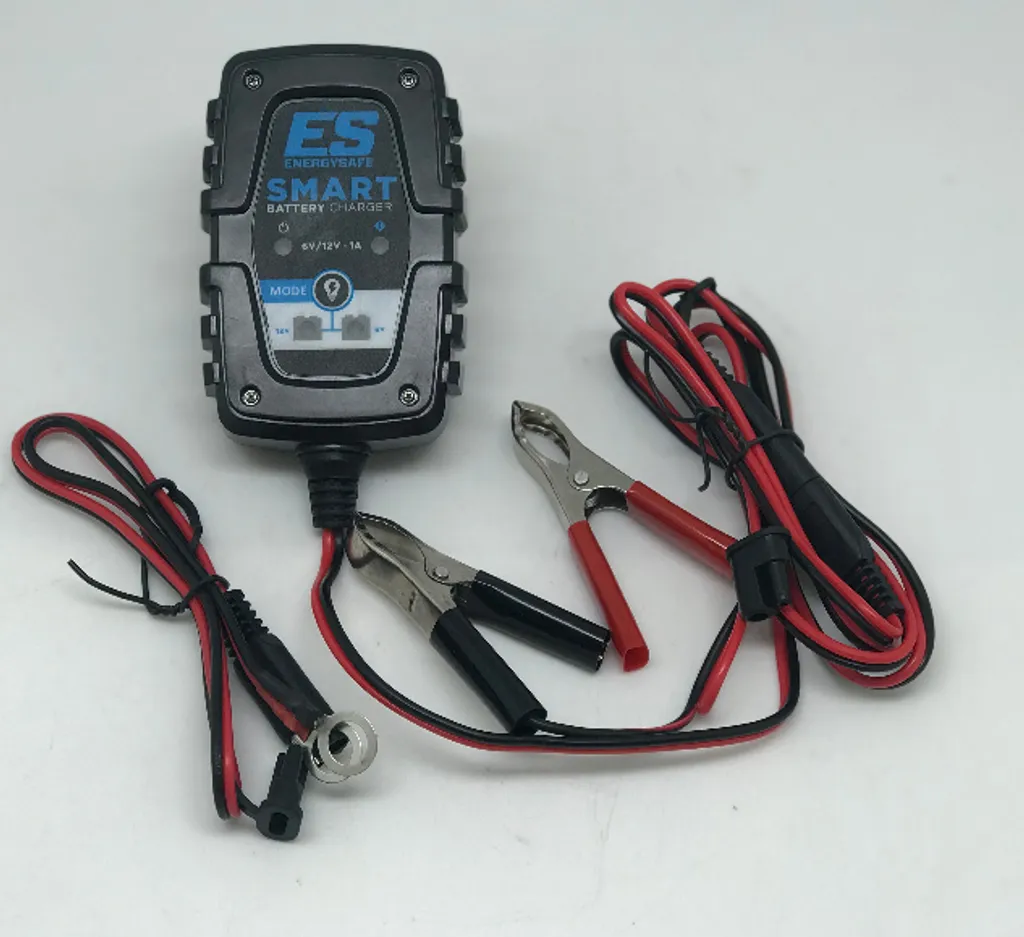 Chargeur de batterie moto 6V 12V 0.8-14Ah intelligent et compact