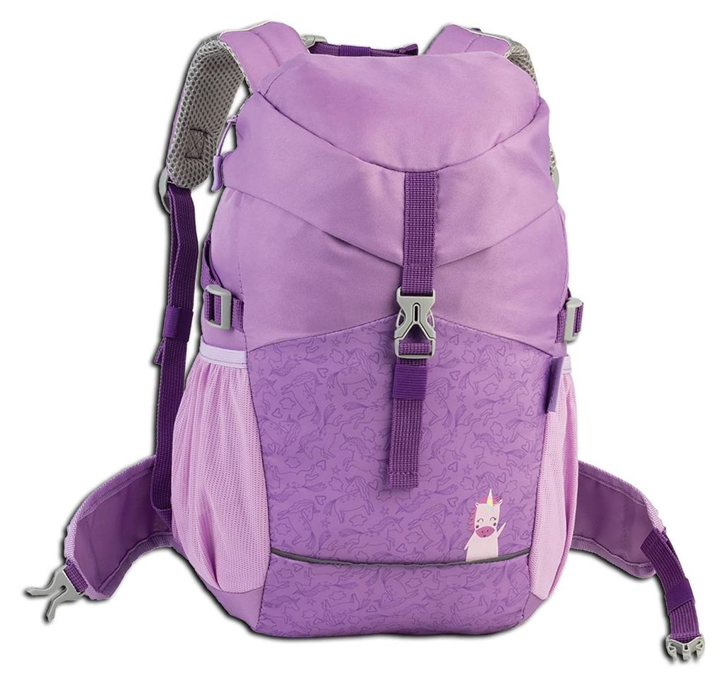 Fabrizio Kinderrucksack hellviolett mit reflektierenden Produktbild 