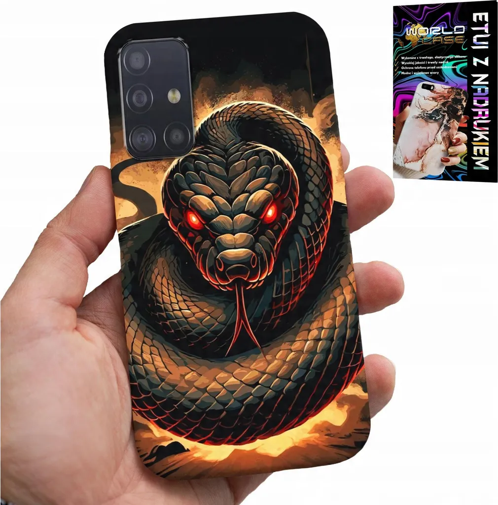 Offerta Custodia Samsung A51 Serpente + Pellicola - Prezzo Shock