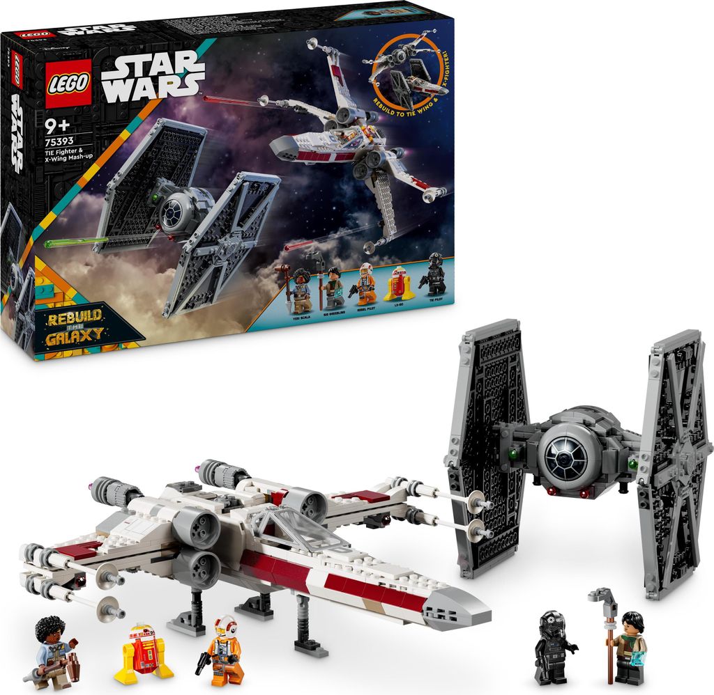 LEGO Star Wars mashup TIE Fighter a X-Wing, zostaviteľná Obrázok produktu 