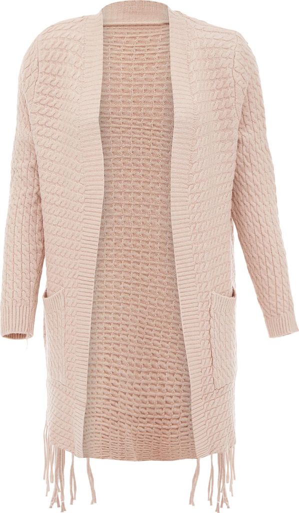 aleida damen cardigan - beige; XS/S