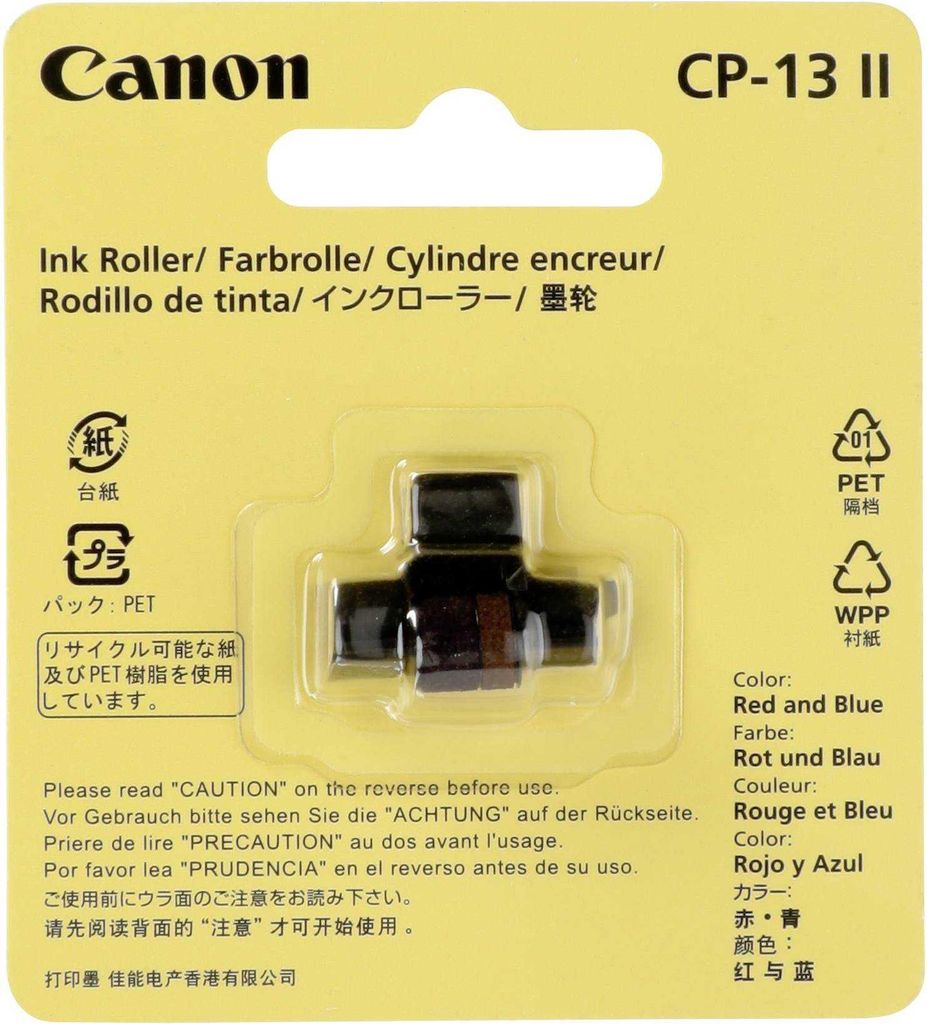 Canon Farbrolle CP-13 II 5166B001 für Tischrechner blau/rot